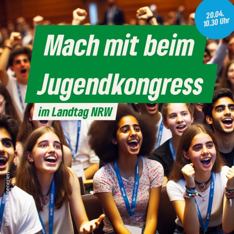 Jugendkongress am 20.04.2024 im NRW-Landtag